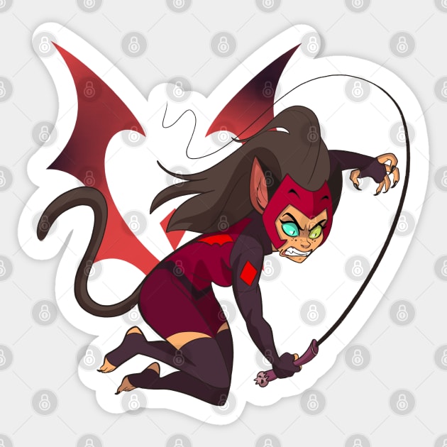 Horde Scum Catra Sticker by Iria Abella 